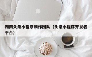丹东湖南头条小程序制作团队（头条小程序开发者平台）